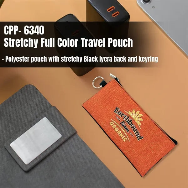 Stretchy Full Color Travel Pouch
