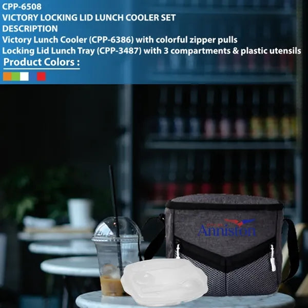 Victory Locking Lid Lunch Cooler Set