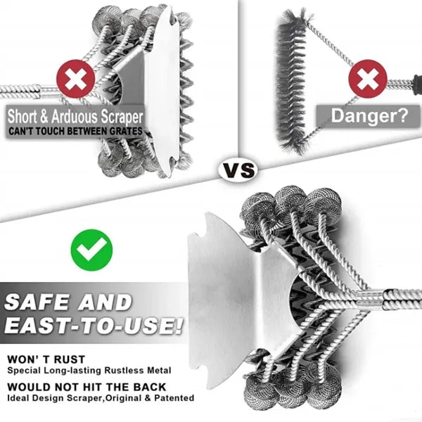 Safe BBQ Brush for Grill