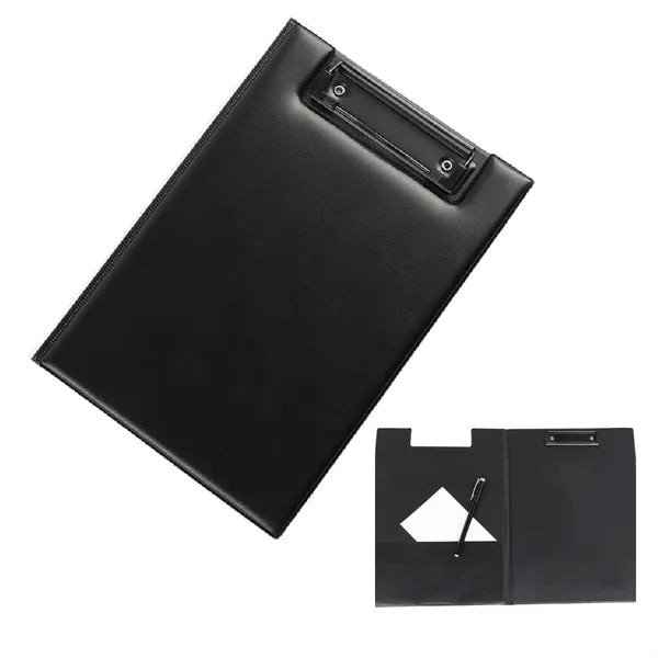 A4 PU Leather Business Document Clipboard Writing Pad