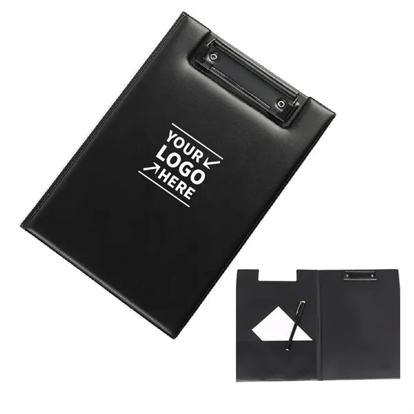 A4 PU Leather Business Document Clipboard Writing Pad