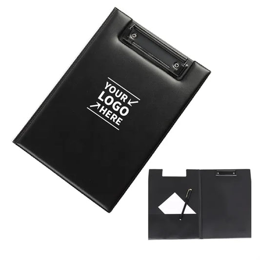 A4 PU Leather Business Document Clipboard Writing Pad