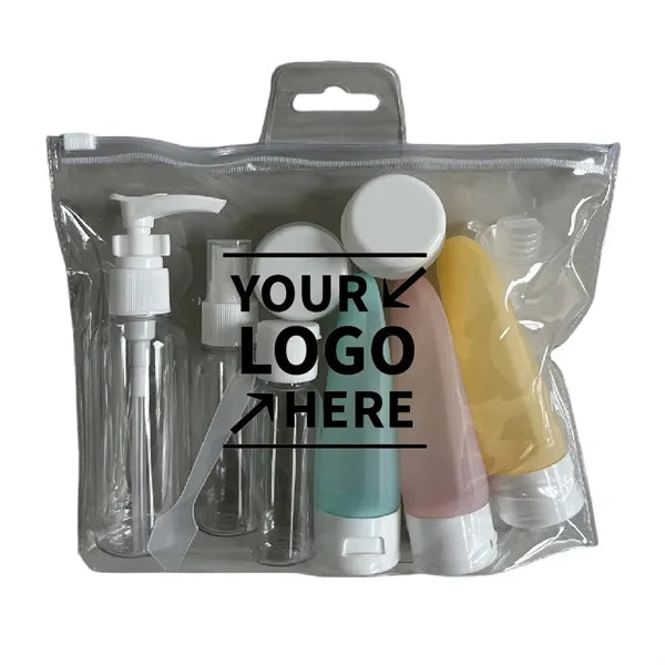 Travel 11Pcs Cosmetic Plastic Bottle Set