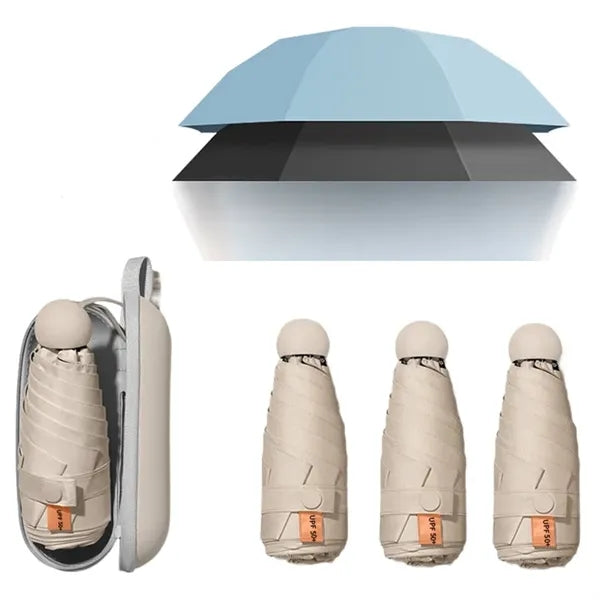 Portable Travel-Friendly Folding Umbrella
