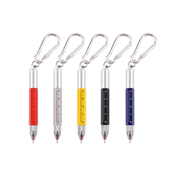 6 In 1 Multitool Keychain Pen