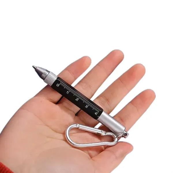 6 In 1 Multitool Keychain Pen