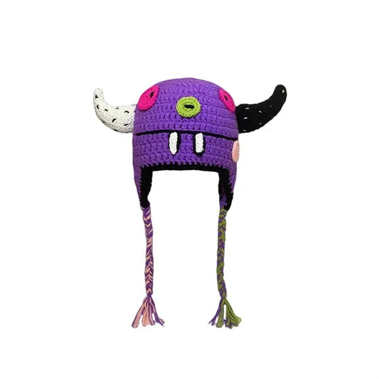 Little Monster Series Handmade Knitted Hat