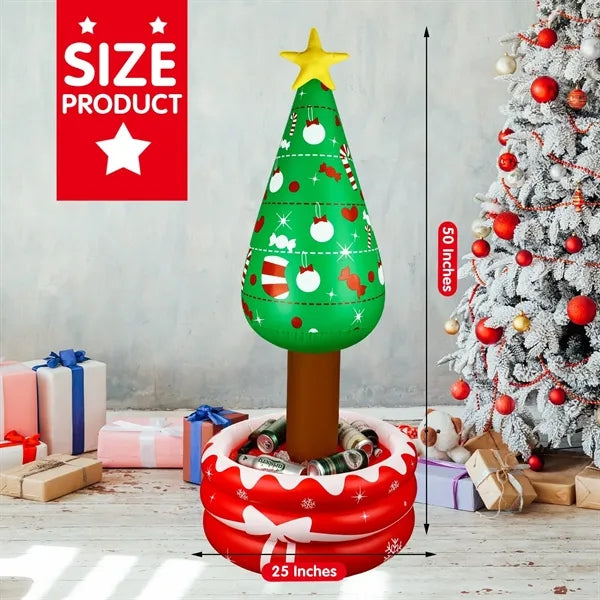 PVC Inflatable Christmas Tree Ice Bucket
