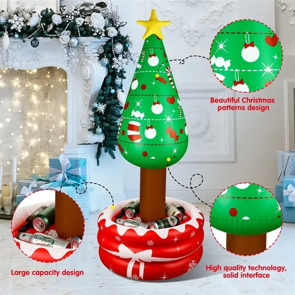 PVC Inflatable Christmas Tree Ice Bucket