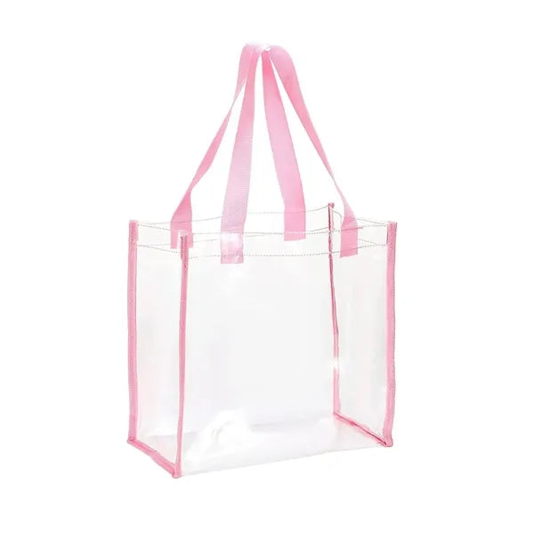 Clear PVC Stadium Open Tote
