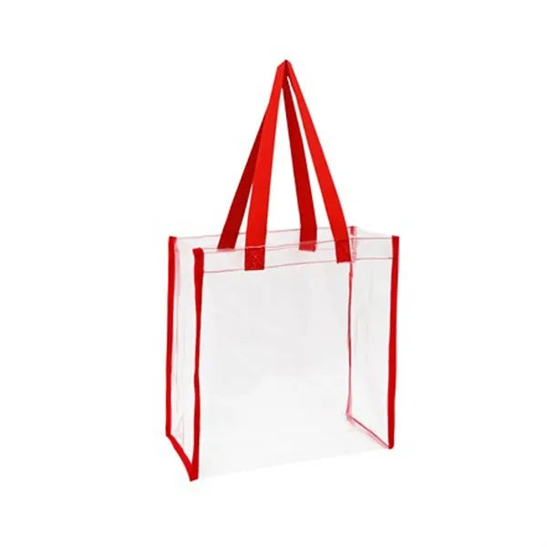 Clear PVC Stadium Open Tote