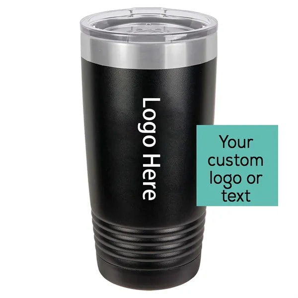 Logo Engraved Double Wall Stainless Steel Insulated Tumbler