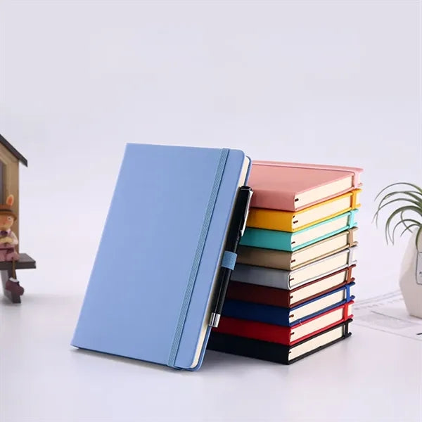 A5 Leather Hardcover Notebook