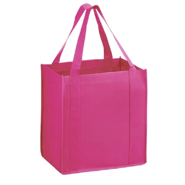Non-woven Grocery Tote Bag With Thick Plastic Bottom