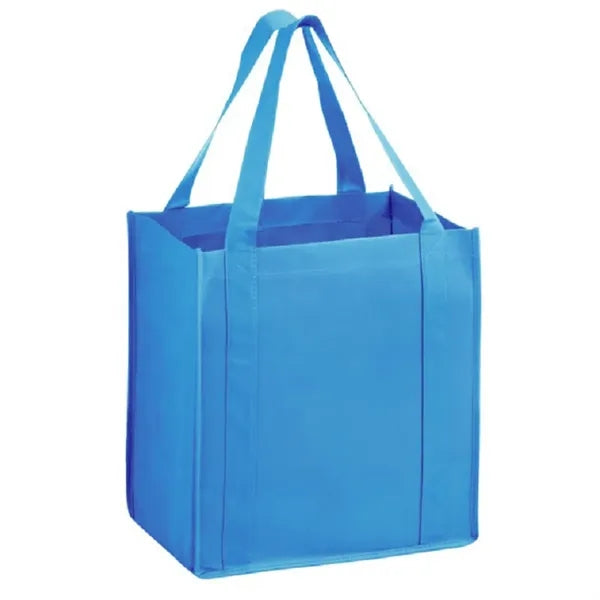 Non-woven Grocery Tote Bag With Thick Plastic Bottom