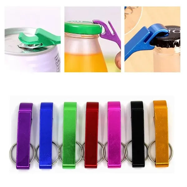 Aluminum Bottle Opener Key Ring