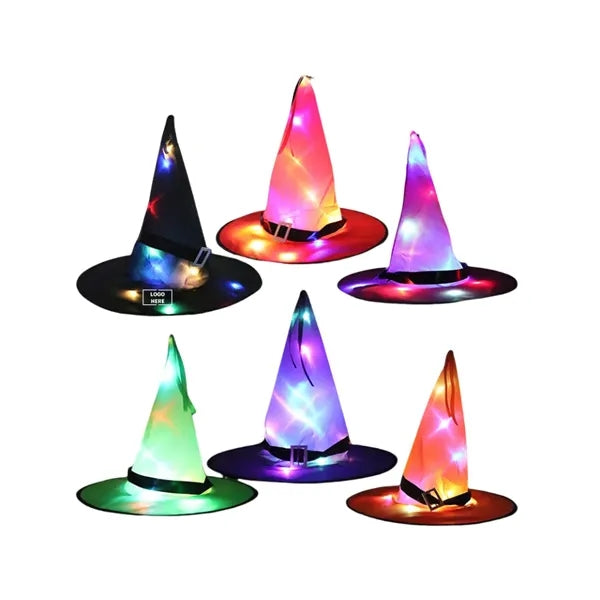 Halloween LED Lighted Witch Hat
