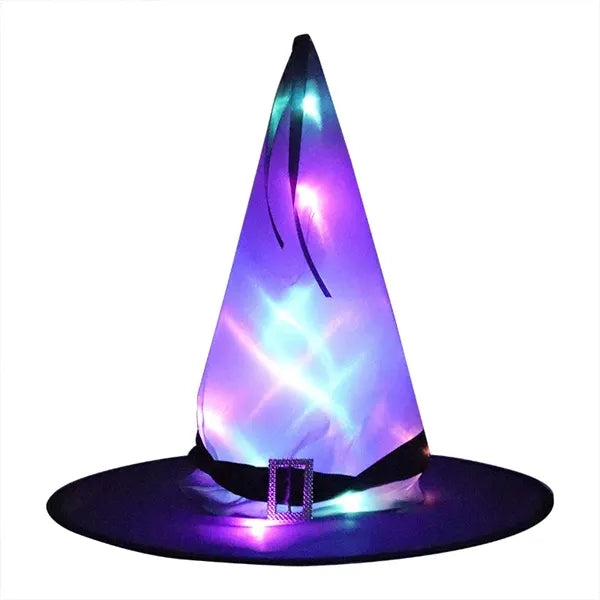 Halloween LED Lighted Witch Hat