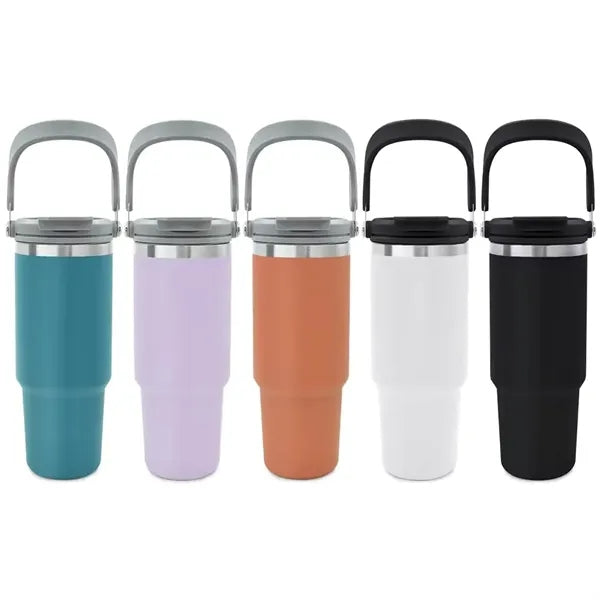 Stainless Steel Flip Straw Tumbler