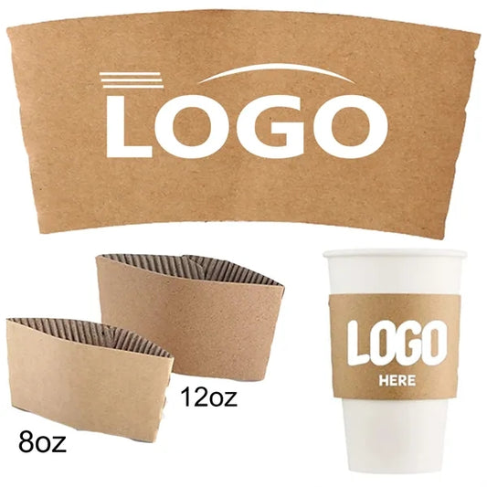 8-20oz Corrugated paper Beverage cup sleeve