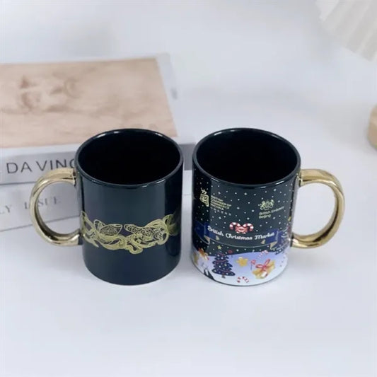 Black Ceramic Coffee Mug