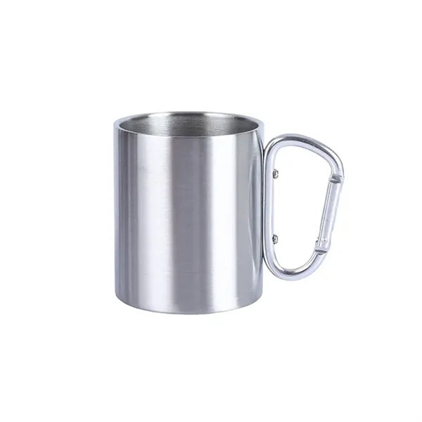 10oz Camping Mug with Carabiner Handle