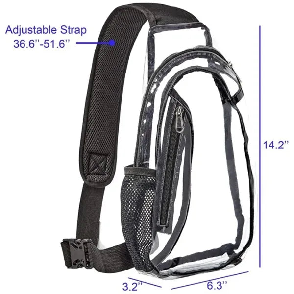 PVC Crossbody Clear Sling Bag