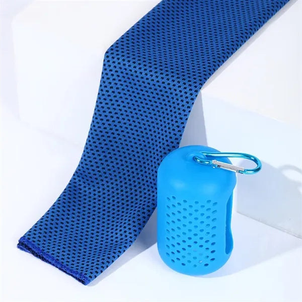Cooling Towel with Silicone Storage Bag