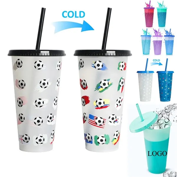 24 Oz Color Changing Stadium Cups