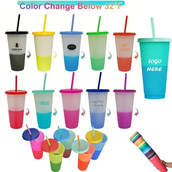 24 Oz Color Changing Stadium Cups