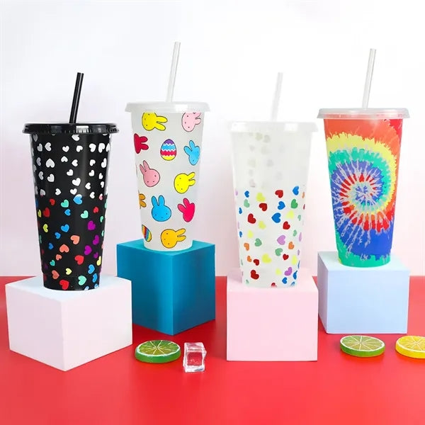 24 Oz Color Changing Stadium Cups