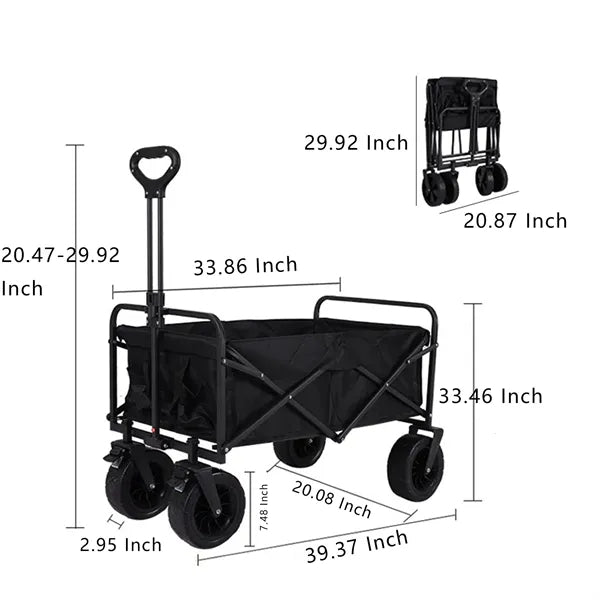 Collapsible Outdoor Utility Wagon Cart