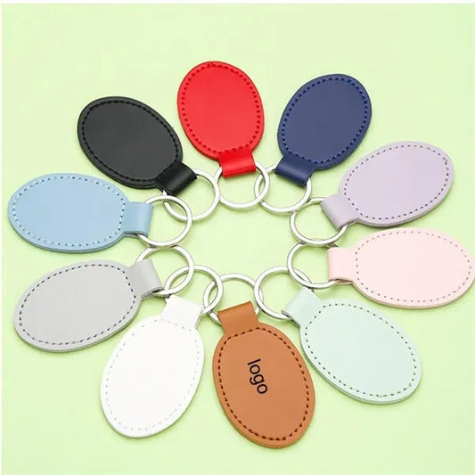 PU Heart Sharp Key Chain