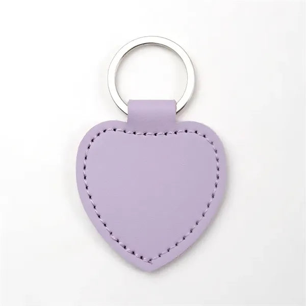 PU Heart Sharp Key Chain