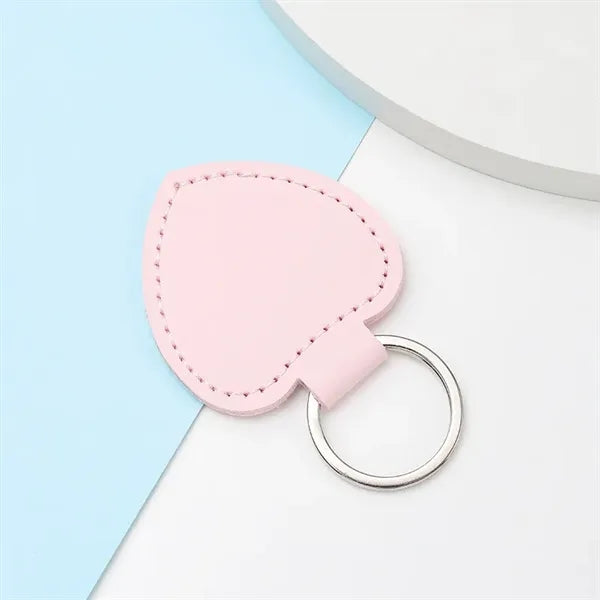 PU Heart Sharp Key Chain