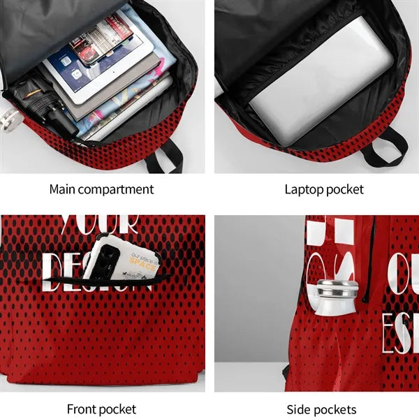 Large Capacity Travel Bag Backpack For School W/ Compartment