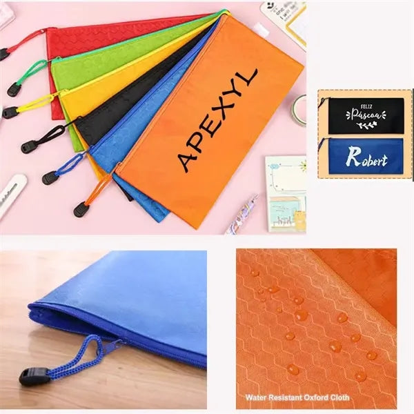 Waterproof Zipper School Pouch