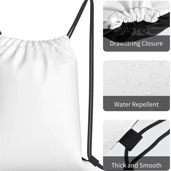 Drawstring Cinch Bag Gym Pe Pool Backpack Back To School