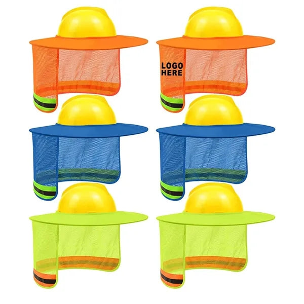 Reflective Folding Breathable Sunshade for Safety Helmet