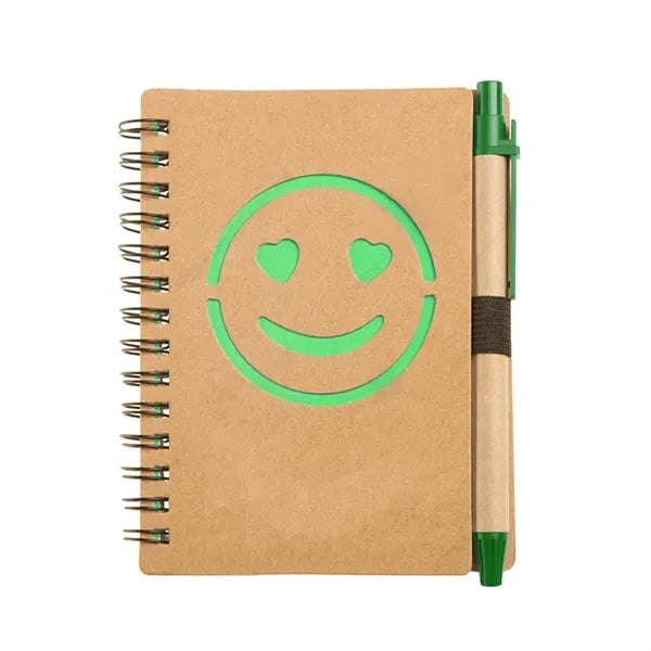 Die Cut Notebook With Pen