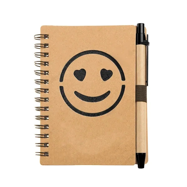 Die Cut Notebook With Pen