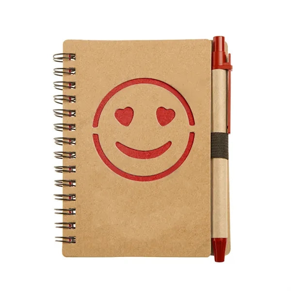 Die Cut Notebook With Pen