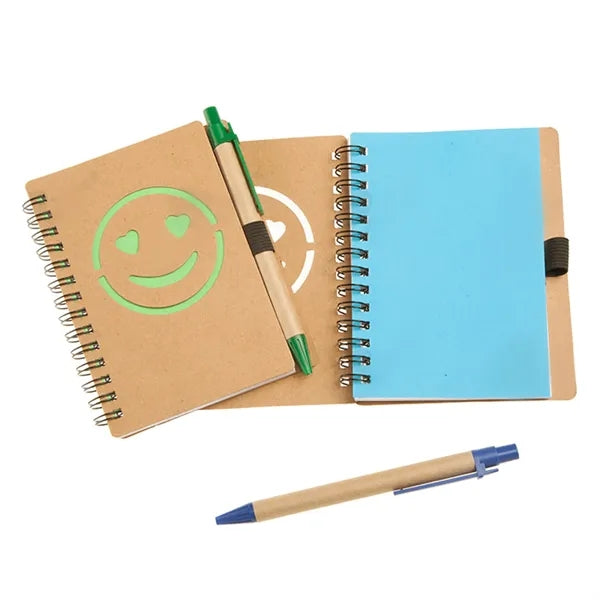 Die Cut Notebook With Pen