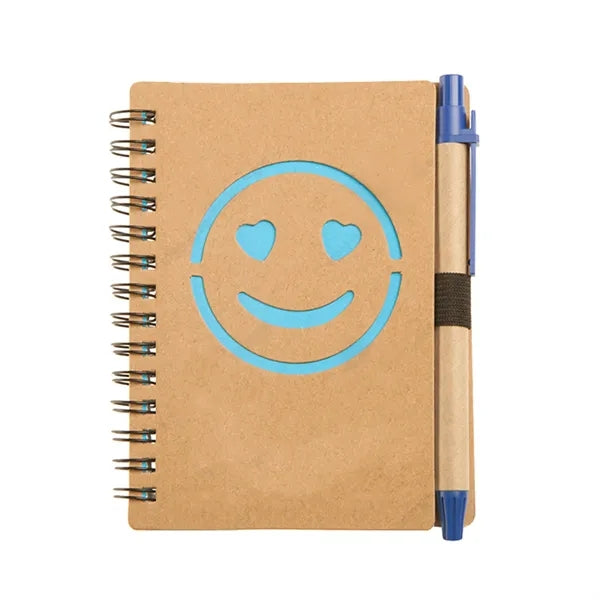 Die Cut Notebook With Pen