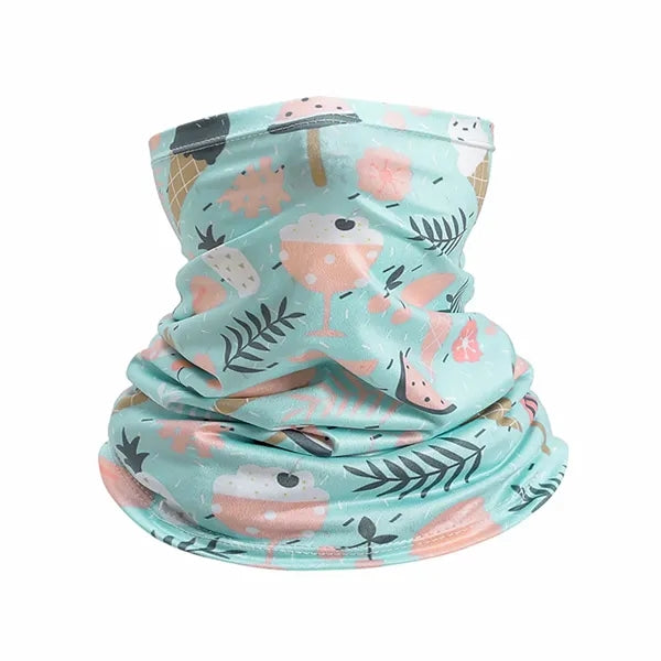 9"x20" Single Layer Lycra Full Color Tube Neck Gaiter