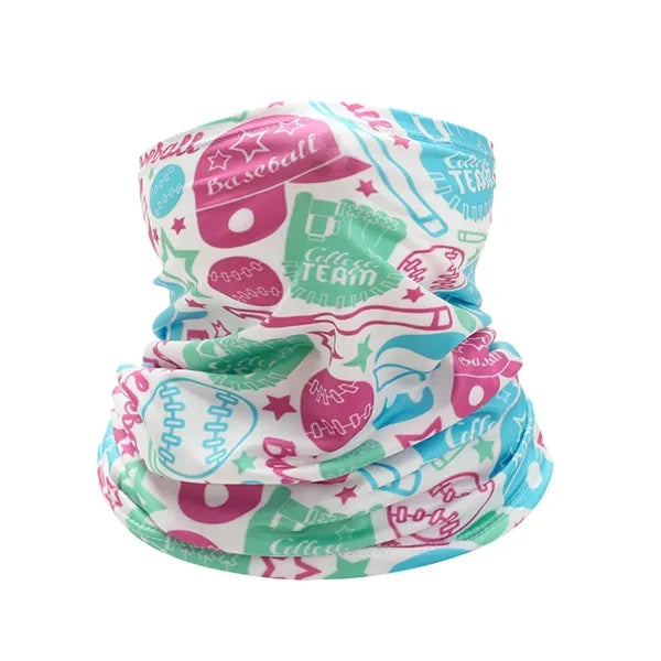 9"x20" Single Layer Lycra Full Color Tube Neck Gaiter