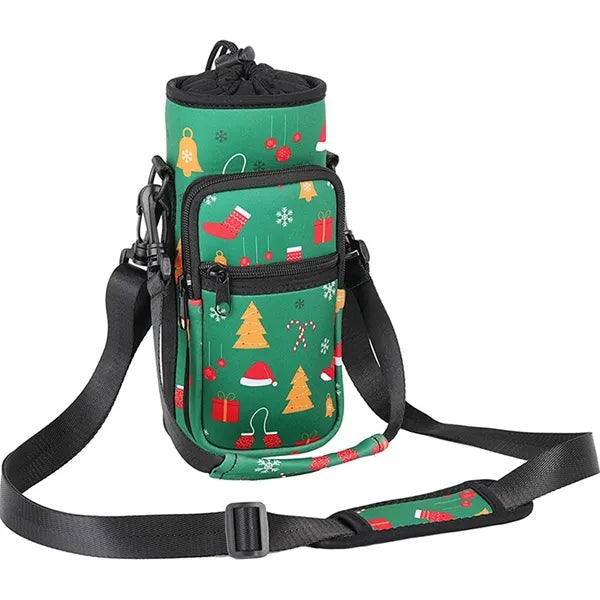 40oz Insulated Neoprene Water Bottle Carrier Sleeve