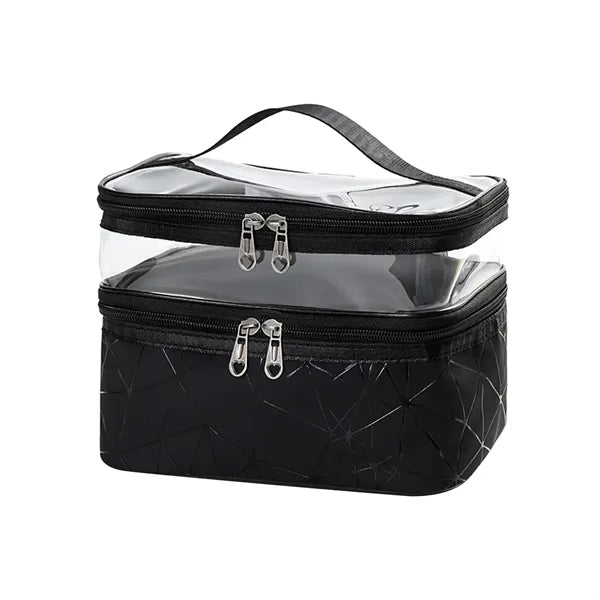 Double layer Travel Cosmetic Case