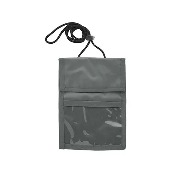Nylon Neck Wallet Badge Holder
