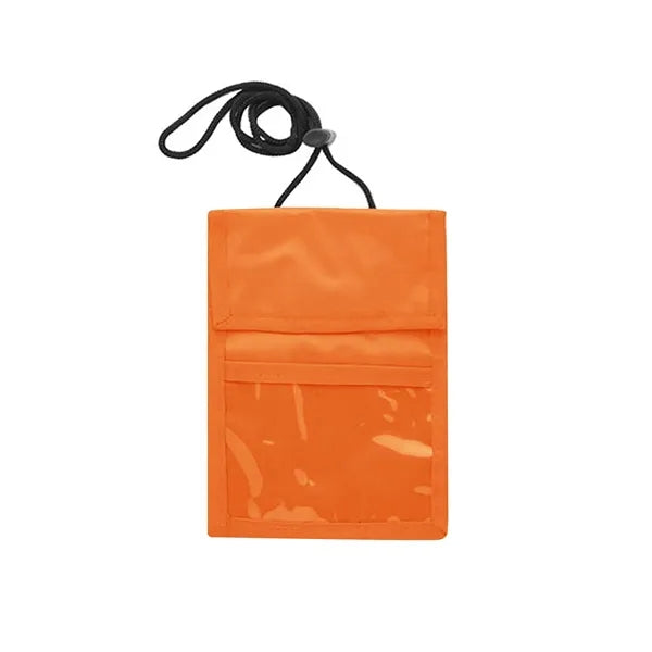 Nylon Neck Wallet Badge Holder